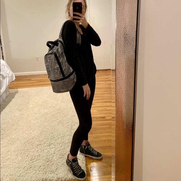 lululemon athletica Handbags - Lululemon black and white backpack